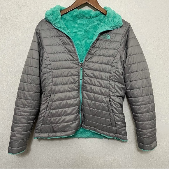 North Face Girls Reversible Jacket XL - Picture 1 of 7